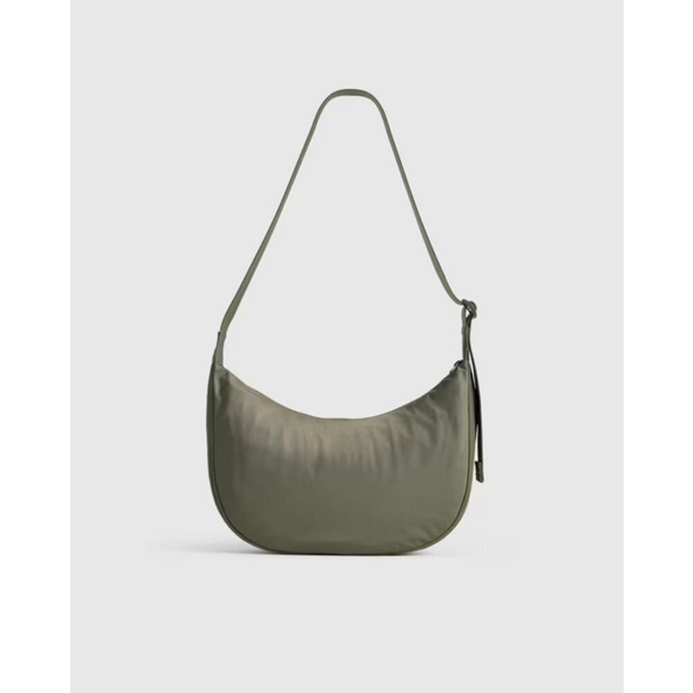 Quince Revive Nylon Shoulder Bag Green New - Picture 2 of 5